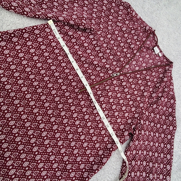 TWIK Patterned Blouse w/ Zipper - Picture 2 of 5